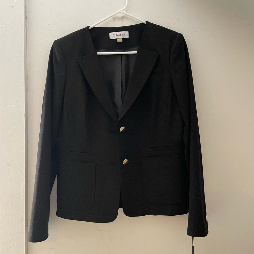 New Calvin Klien Black Blazer